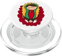 Cute Virgin Mary Cartoon Guadalupe Devotion in Kawaii Form PopSockets PopGrip per MagSafe
