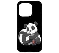 Cute Volleyball Panda Hugging Volleyball Custodia per iPhone 15 Pro