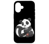 Cute Volleyball Panda Hugging Volleyball Custodia per iPhone 16