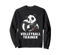 Cute Volleyball Panda Volleyball Trainer Fun Felpa