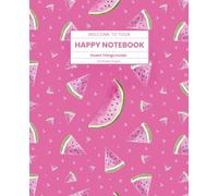 Cute Watermelon Composition Notebook: A Watercolor Watermelon College-Ruled Notebook for School, Journaling & Writing