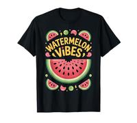 Cute Watermelon Summer Vibes Fruit Aesthetic Art Maglietta