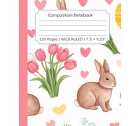 Cute Wide Ruled Springtime Easter Dreams Composition Notebook for Kids - Fun School Notebook for Girls & Boys: 110 Pages of Creative Writing Space - For School and Beyond!