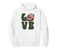 Cute Winter Cat Graphic for Women Men Kids I Love Christmas Felpa con Cappuccio