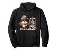 Cute Winter GNOME Love Pumpkin Spice Cocoa for Christmas Felpa con Cappuccio