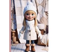 Cute Winter Journal for Girls - Hardcover Diary: Inspirational Pages to Write Stories, Keep Secrets, and Capture Special Moments