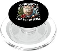 Cute Winter Sayings For Mom Hot Cocoa Lovers And Snowy Days PopSockets PopGrip per MagSafe