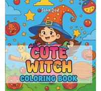 Cute Witch Coloring Book for Kids: Playful Magical Adventures and Whimsical Vibes