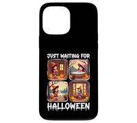 Cute Witch Just Waiting For Halloween Spooky Autumn Custodia per iPhone 13 Pro Max