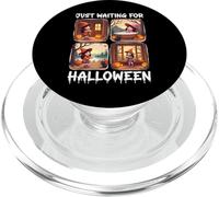 Cute Witch Just Waiting For Halloween Spooky Autumn PopSockets PopGrip per MagSafe
