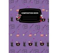 Cute Witch Notebook: Witchy Writing Journal with repeating patterns for magic fanatics | 100 pages composition book for note taking
