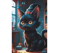 Cute Witchy Blank Cat Notebook: for Planning & Organising your Life