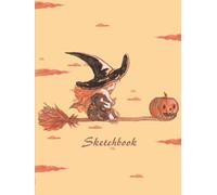 Cute, Witchy Sketchbook - Art Sketchbook, 8"X10", 100 Pages, For Drawing And Writing