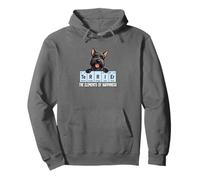 Cute Womens Girls Elements Happiness Scottish Terrier Lover Felpa con Cappuccio