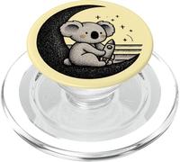 Cute Womens Girls Kids Kawaii Lunar Moon Space Koala Bear PopSockets PopGrip per MagSafe