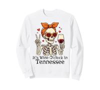 Cute Women's It's Wine O'clock in Tennessee Felpa
