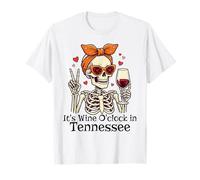 Cute Women's It's Wine O'clock in Tennessee Maglietta