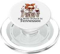 Cute Women's It's Wine O'clock in Tennessee PopSockets PopGrip per MagSafe