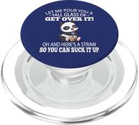 Cute Womens Kids Kawaii Suck It Up Get Over It Panda Lover PopSockets PopGrip per MagSafe