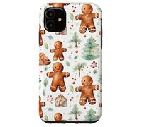 Cute Xmas Baking Stuff For Women Christmas Gingerbread Custodia per iPhone 11