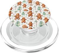 Cute Xmas Baking Stuff For Women Christmas Gingerbread PopSockets PopGrip per MagSafe
