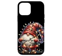 Cute Xmas Gnome Graphic For Family Colorful Christmas Lights Custodia per iPhone 12 mini