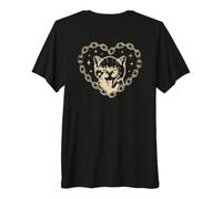 Cute Y2K Cat Heart Emo Goth 90s 2000s Vintage Graphic Maglietta Premium