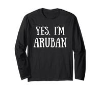 Cute Yes, I'm Aruban Aruba Maglia a Manica