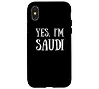 Cute Yes, I'm Saudi Kingdom of Saudi Arabia KSA Custodia per iPhone X/XS
