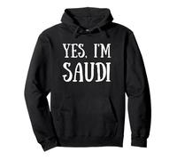 Cute Yes, I'm Saudi Kingdom of Saudi Arabia KSA Felpa con Cappuccio