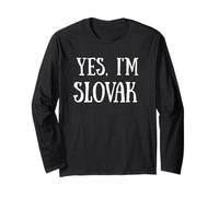 Cute Yes, I'm Slovak Slovakia Maglia a Manica