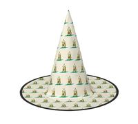 Cute Yoga Avocado Stampa 2 Pack Halloween Cappello Morbido Strega Cappelli Per Carnevale Mascherate Salvaspazio Caps