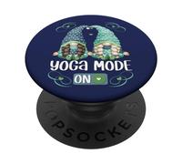Cute Yoga Gnomes For Women And Hippie Mom Summer Mode On PopSockets PopGrip Adesivo