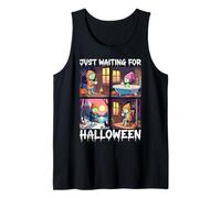 Cute Zombie Just Waiting for Halloween Spooky Autumn Canotta