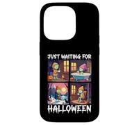 Cute Zombie Just Waiting For Halloween Spooky Autumn Custodia per iPhone 14 Pro