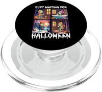 Cute Zombie Just Waiting For Halloween Spooky Autumn PopSockets PopGrip per MagSafe