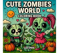 Cute Zombies World: Coloring Book