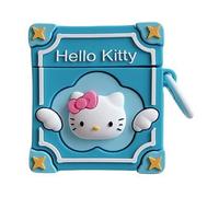 Cute3D Cover in silicone per AirPods Pro2, compatibile con auricolari wireless Bluetooth Apple di terza generazione, design da donna