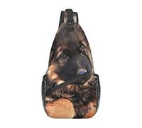 Cutean Shepherd Puppy Jewel Dragonfly Crossbody Backpack Sling Bag Zaino da trekking da donna per uomo