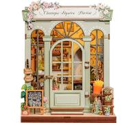 CUTEBEE Book Nook Kit: Casetta Fai da Te con Luce LED, Set Creativo per Adulti, Decorazione Casa/Libreria (Champs-Élysées Florist)