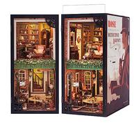 CUTEBEE - Diorama fai da te con protezione antipolvere, casa delle bambole in miniatura, con luce a LED, kit di modellismo per adulti, da costruire (Agenzia Detective Rose SZ02B)