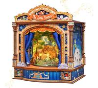 CUTEBEE Il piccolo principe 3D puzzle in legno carillon con piattaforma | LED alimentato da USB-C, kit fai da te per teatro musicale, decorazione creativa, regalo per adulti