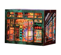 Cutebee Puzzle 3d Book Nook Hong Kong Neon Light