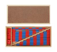 cutecool Aste numeriche, Montessori Educational Matematica Giocattoli Materiali Educazione precoce Blu Rosso Piccolo…