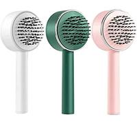 cutecool Spazzola massaggiante con cuscino d'aria 3D, antistatica e districante, con setole a cuscino d'aria, spazzola massaggiante con manico lungo, per la pulizia di capelli aggrovigliati e rotti,