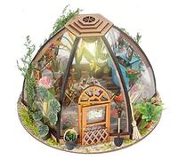 Cuteefun Kit Casa in Miniatura per Adulti da Costruire, Modello di Mini Casa Fai-da-Te con Mobili Copertura e Strumenti, Idea Regali Artigianale Creativi (Casa dei Fiori Stellati)