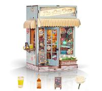 Cuteefun Miniatura da Costruire, Booknook con Illuminazione Touch, Casa delle Bambole in Miniatura Fai Da Te, Regalo Creativo per Adulti e Adolescenti(L'Ultima Goccia)