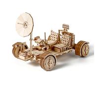 Cuteefun Modello di Auto in Legno 3D, Assembla da solo Car Modellino, Divertiti ad Assemblare, Idea Regalo per Compleanni Natale Festa del Papà (Auto lunare)