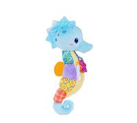 CUTeFiorino Baby Toys 0 to 12 mesi Musical Stuffed Animal Activity Soft Toys with Multi Sensory Crinkle Rattle and Textures Infant Toys for Newborn Boys Girls Polpo peluche (blu, taglia unica)