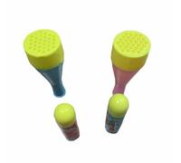 CUTeFiorino Bubble Blower Set by Set of Bubble with Bottles of Bubble Mixture Assortment of Color Plastic Fun Summer Toys for Boys and Girl 10ml ABC Schiumatrice (rosa, taglia unica)